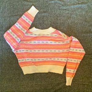 Target cropped sweater